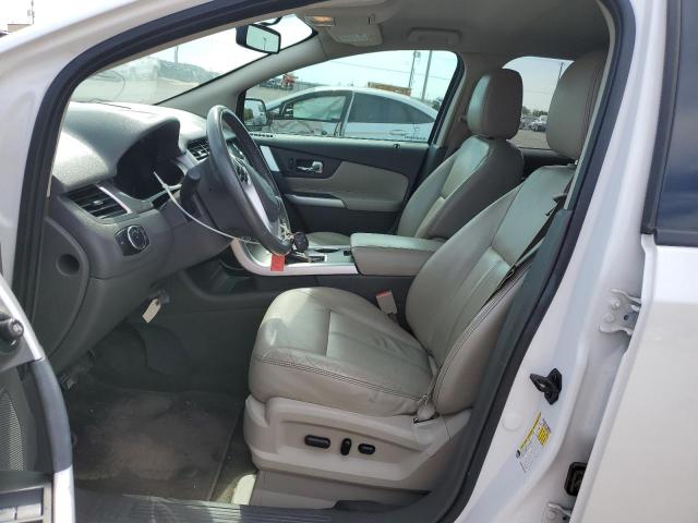 2FMDK3JC8DBB57989 - 2013 FORD EDGE SEL WHITE photo 7