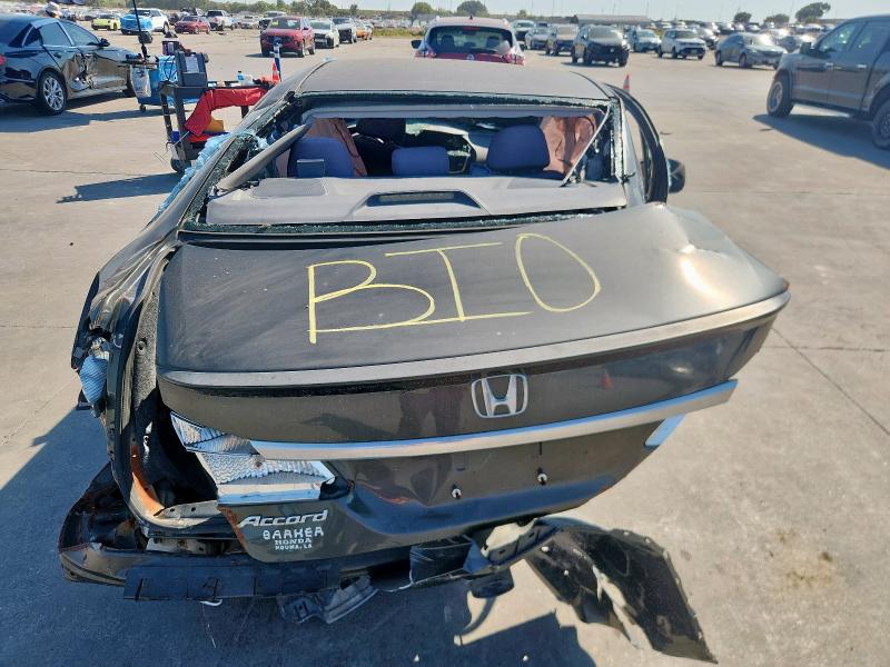 1HGCR2F50FA097951 - 2015 HONDA ACCORD SPORT GRAY photo 6