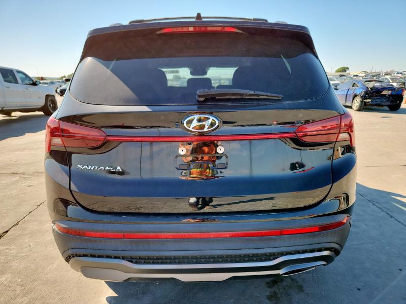 5NMS64AJXNH477015 - 2022 HYUNDAI SANTA FE SEL Черный фото 6