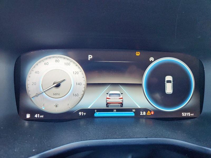 5NMS64AJXNH477015 - 2022 HYUNDAI SANTA FE SEL Черный фото 9