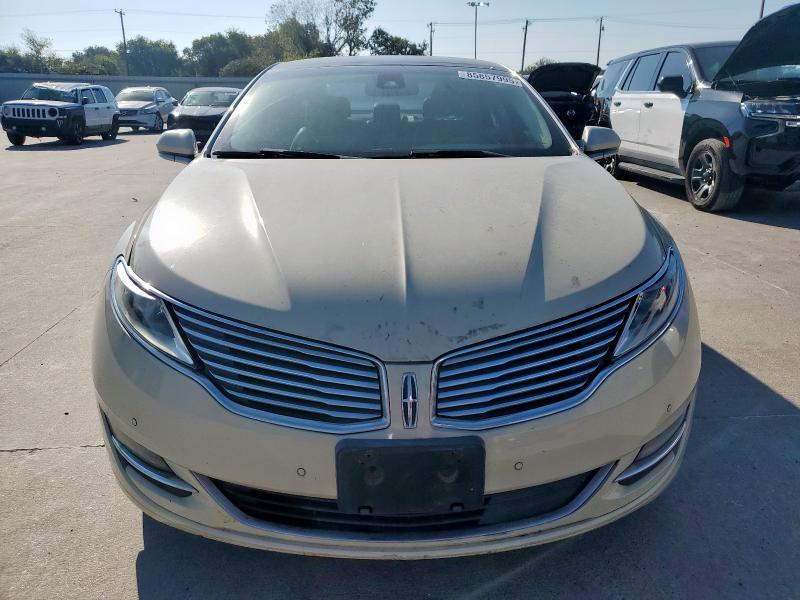 3LN6L2LU4ER820712 - 2014 LINCOLN MKZ HYBRID Beige Foto 5
