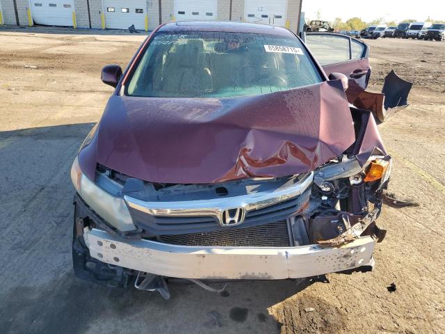 19XFB2F96CE026958 - 2012 HONDA CIVIC EXL Бордовый фото 11