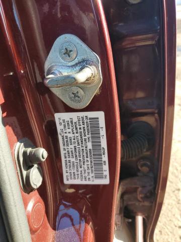 19XFB2F96CE026958 - 2012 HONDA CIVIC EXL Бордовый фото 13