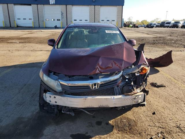 19XFB2F96CE026958 - 2012 HONDA CIVIC EXL Бордовый фото 5