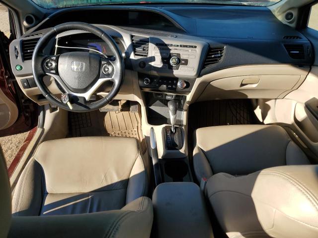 19XFB2F96CE026958 - 2012 HONDA CIVIC EXL Бордовый фото 8