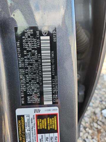 4T1BF3EK3BU158794 - 2011 TOYOTA CAMRY BASE Темно-сірий фото 12