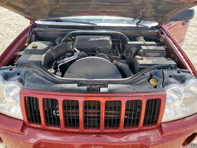 1J8HS48N05C658565 - 2005 JEEP GRAND CHEROKEE LAREDO წითელი ფოტო 12