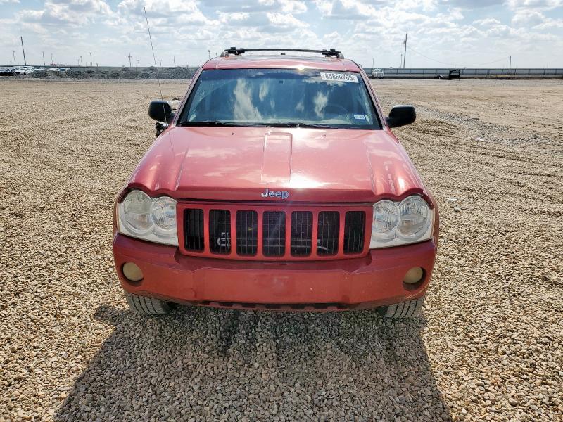 1J8HS48N05C658565 - 2005 JEEP GRAND CHEROKEE LAREDO წითელი ფოტო 5
