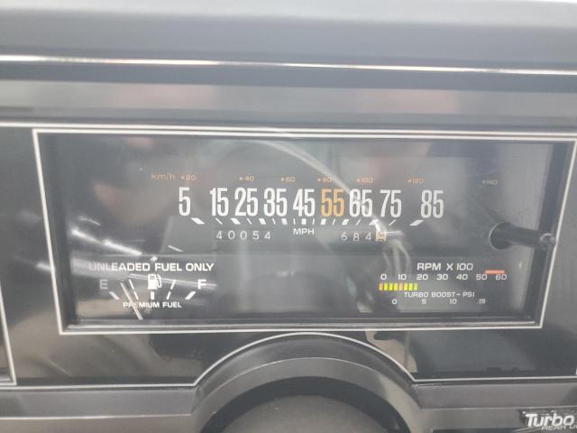 1G4GJ1177HP459697 - 1987 BUICK REGAL BLACK photo 9