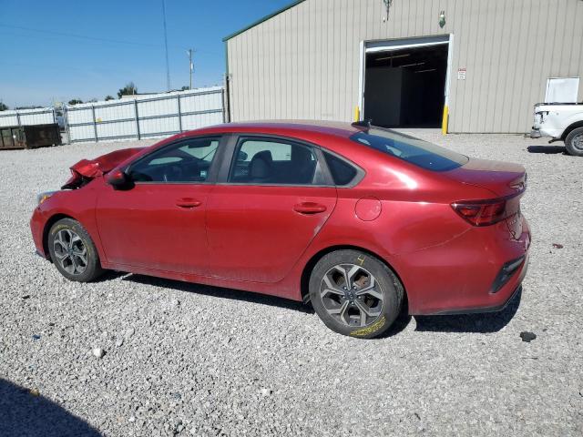 3KPF24AD2KE007040 - 2019 KIA FORTE FE Қызыл фото 2