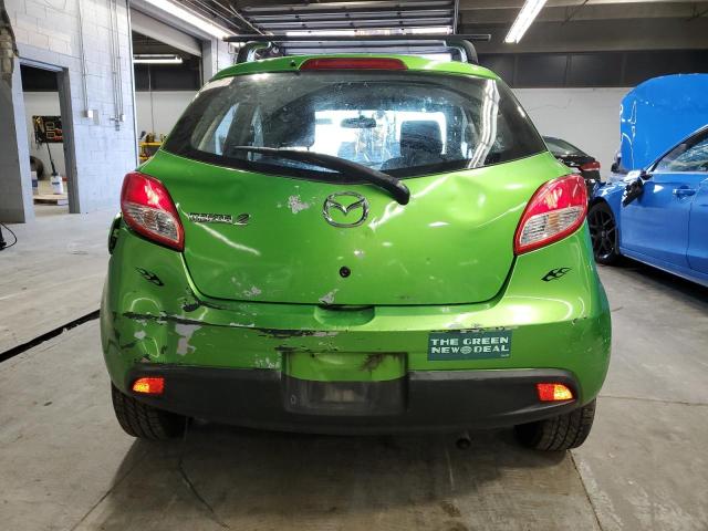 JM1DE1KY3C0146392 - 2012 MAZDA MAZDA2 GREEN photo 6
