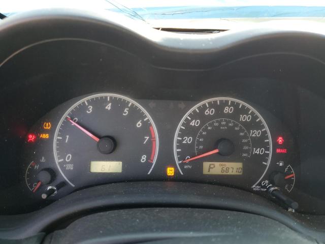 JTDBU4EE6BJ091037 - 2011 TOYOTA COROLLA BASE Blanc photo 9