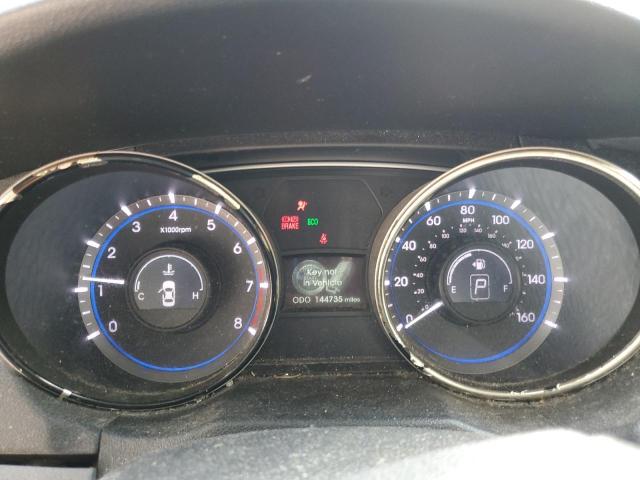 5NPEC4AB8DH637067 - 2013 HYUNDAI SONATA SE ნაცრისფერი ფოტო 9