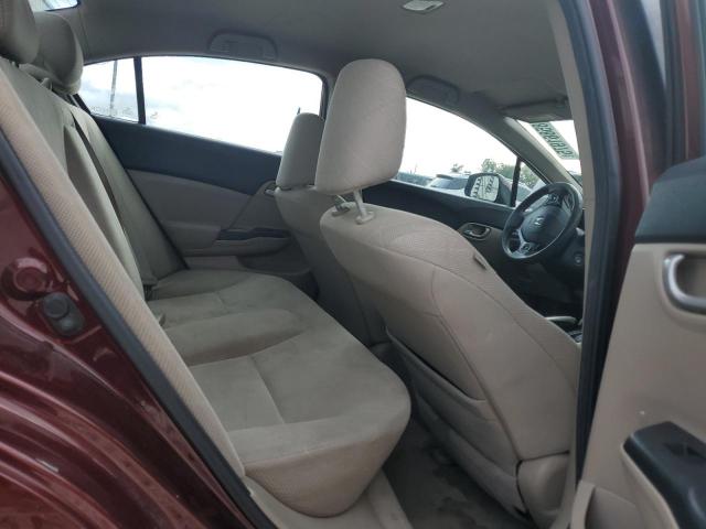 19XFB2F59CE062737 - 2012 HONDA CIVIC LX 勃艮第红 照片 10