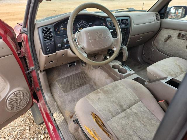 4TASN92N6YZ612990 - 2000 TOYOTA TACOMA XTRACAB PRERUNNER RED photo 8