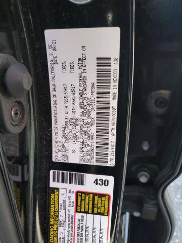 3TMDZ5BN3MM119967 - 2021 TOYOTA TACOMA DOUBLE CAB 黑色 照片 12