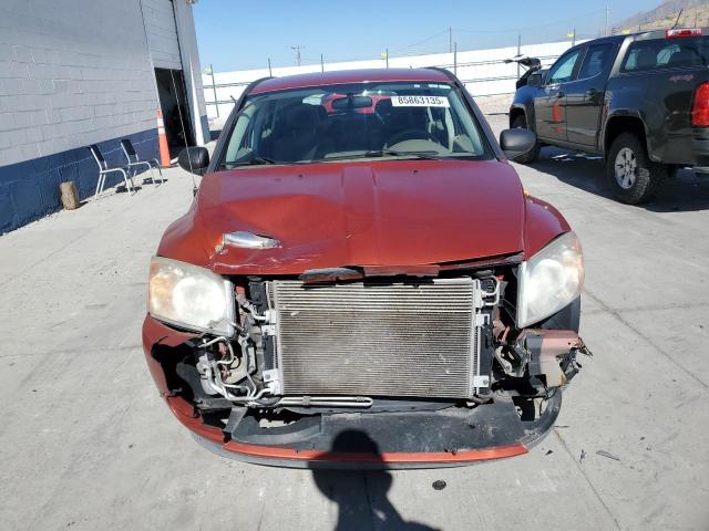 1B3JB48B27D507756 - 2007 DODGE CALIBER SXT ORANGE photo 5
