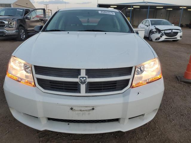 1B3LC46D19N565218 - 2009 DODGE AVENGER SE WHITE photo 5