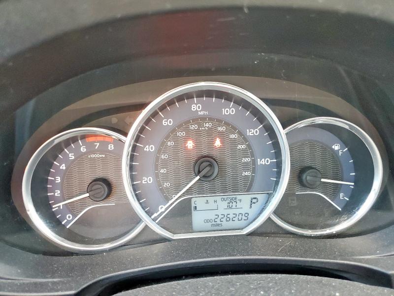 5YFBURHE6EP017741 - 2014 TOYOTA COROLLA L BLACK photo 9