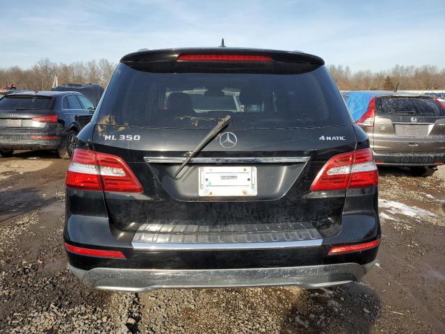 4JGDA5HB5CA028436 - 2012 MERCEDES-BENZ ML 350 4MATIC BLACK photo 6