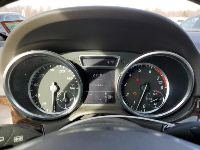 4JGDA5HB5CA028436 - 2012 MERCEDES-BENZ ML 350 4MATIC BLACK photo 9