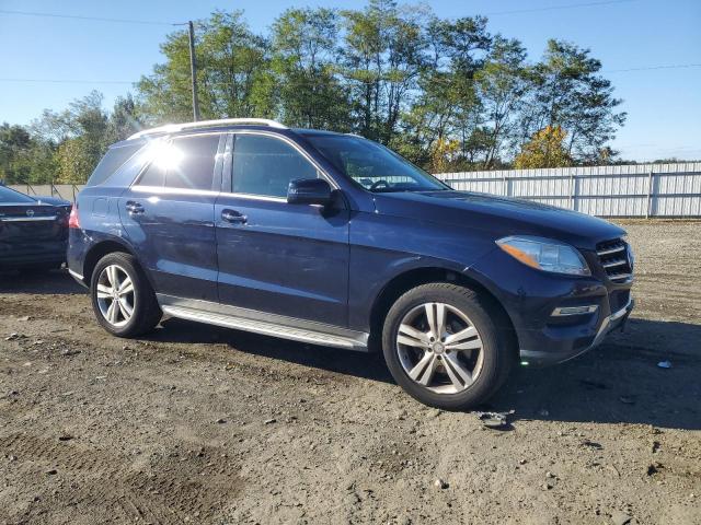 4JGDA5HB7FA570366 - 2015 MERCEDES-BENZ ML 350 4MATIC BLUE photo 4