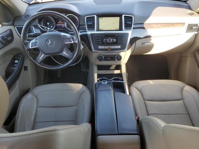 4JGDA5HB7FA570366 - 2015 MERCEDES-BENZ ML 350 4MATIC BLUE photo 8