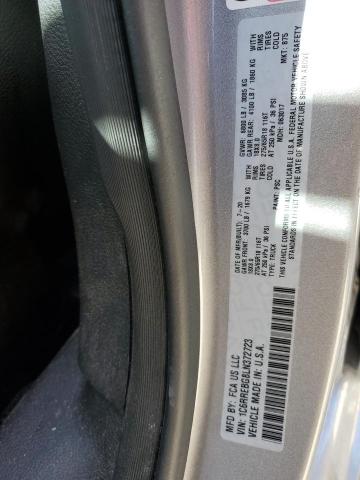 1C6RREBG8LN372723 - 2020 RAM 1500 BIG HORN/LONE STAR SILVER photo 12