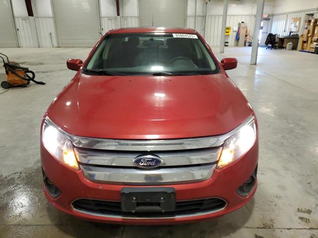 3FAHP0HA4BR144235 - 2011 FORD FUSION SE RED photo 5