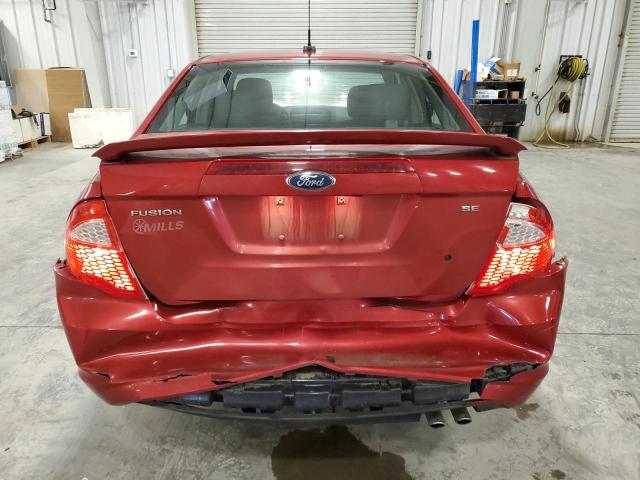 3FAHP0HA4BR144235 - 2011 FORD FUSION SE RED photo 6