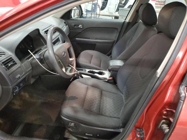 3FAHP0HA4BR144235 - 2011 FORD FUSION SE RED photo 7