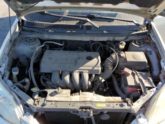 2T1KR32E73C080562 - 2003 TOYOTA COROLLA MA XR SILVER photo 11