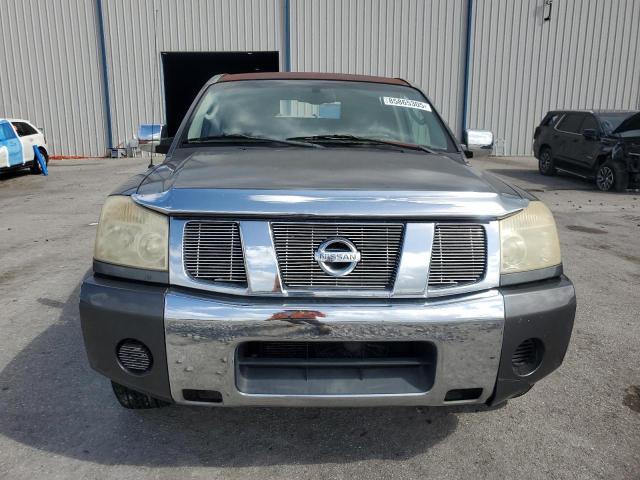 1N6BA07A95N538921 - 2005 NISSAN TITAN XE GRAY photo 5