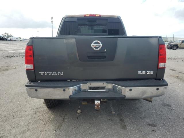 1N6BA07A95N538921 - 2005 NISSAN TITAN XE GRAY photo 6