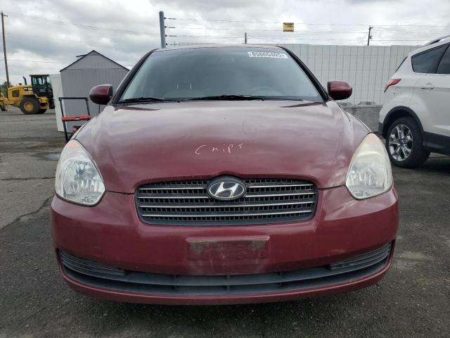 KMHCN4AC9AU423907 - 2010 HYUNDAI ACCENT GLS BURGUNDY photo 5