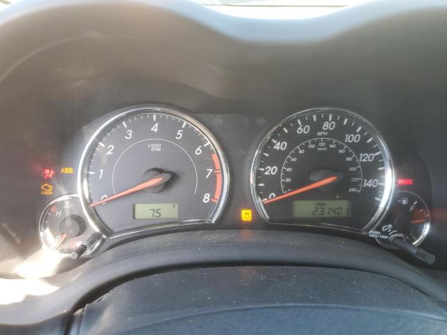 2T1BU4EE2BC703083 - 2011 TOYOTA COROLLA BASE ნაცრისფერი ფოტო 9