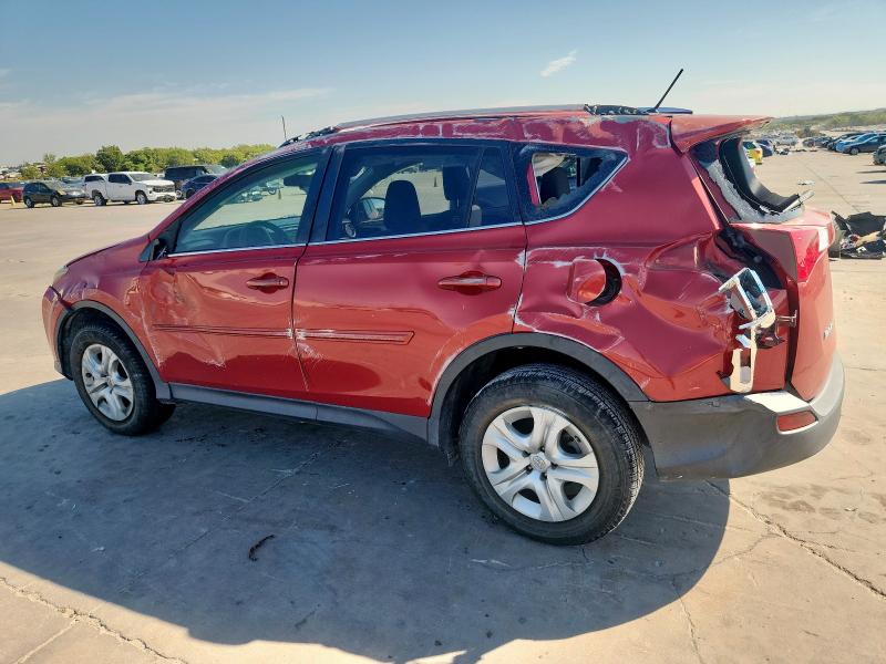 JTMZFREV2FD052794 - 2015 TOYOTA RAV4 LE 红色 照片 2