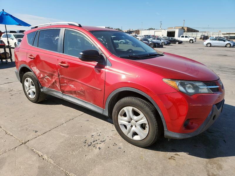 JTMZFREV2FD052794 - 2015 TOYOTA RAV4 LE 红色 照片 4