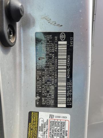 4T1BE46K47U523661 - 2007 TOYOTA CAMRY CE SILVER photo 12