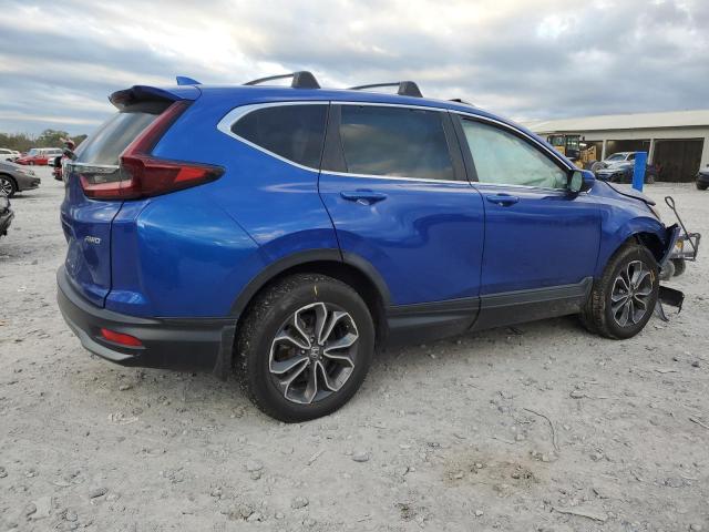 7FARW2H80ME011037 - 2021 HONDA CR-V EXL 蓝色 照片 3