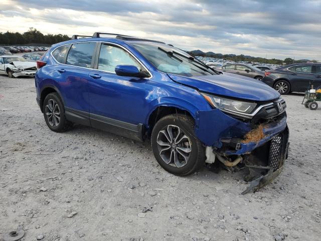 7FARW2H80ME011037 - 2021 HONDA CR-V EXL 蓝色 照片 4