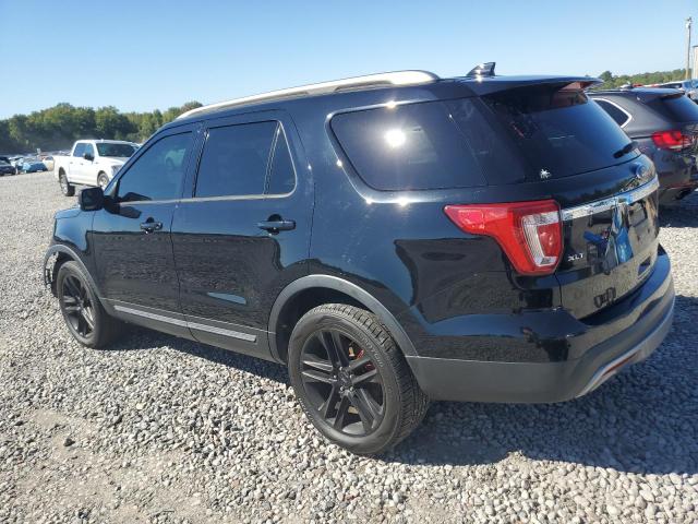 1FM5K8D83HGD82912 - 2017 FORD EXPLORER XLT أسود صورة 2
