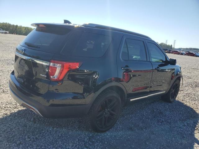 1FM5K8D83HGD82912 - 2017 FORD EXPLORER XLT أسود صورة 3
