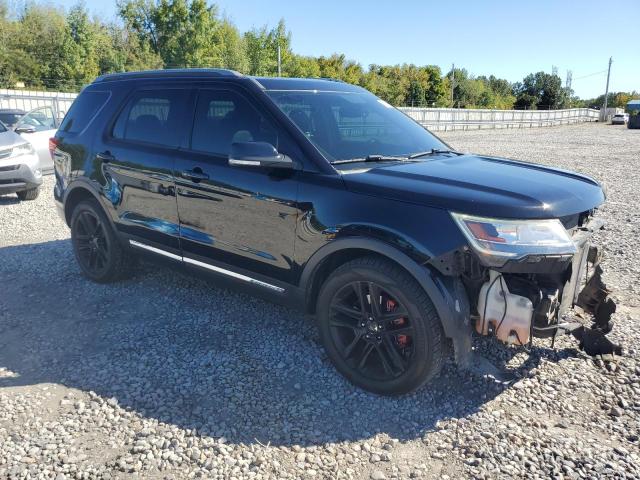 1FM5K8D83HGD82912 - 2017 FORD EXPLORER XLT أسود صورة 4