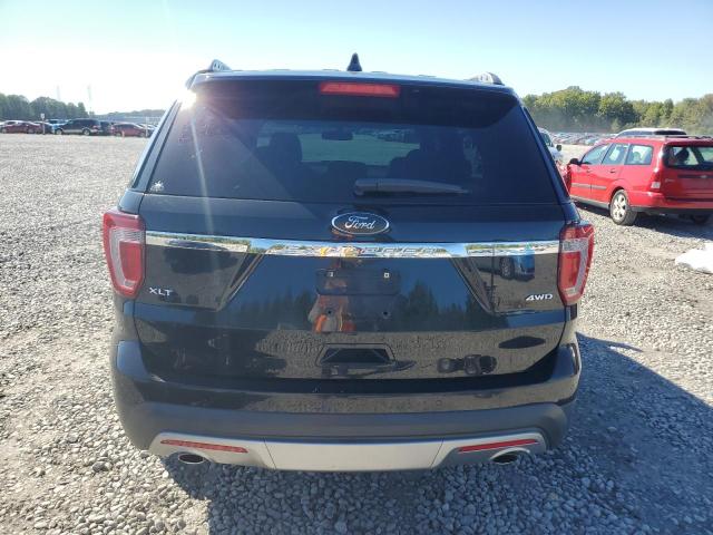 1FM5K8D83HGD82912 - 2017 FORD EXPLORER XLT أسود صورة 6