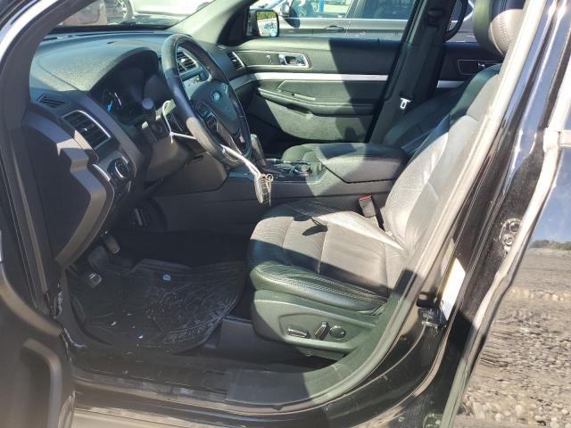 1FM5K8D83HGD82912 - 2017 FORD EXPLORER XLT أسود صورة 7
