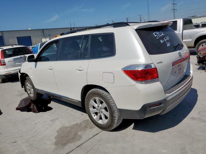 5TDZK3EH8DS121833 - 2013 TOYOTA HIGHLANDER BASE 白色 照片 2