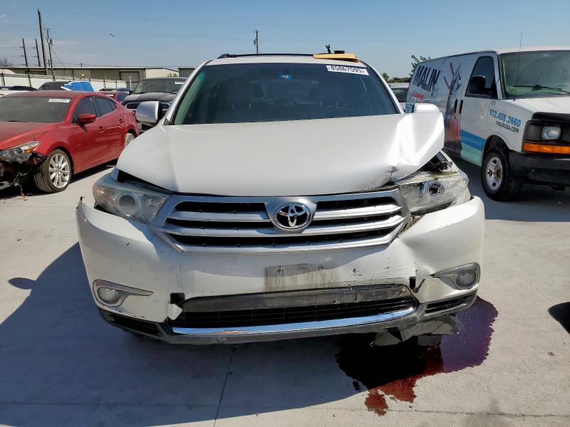 5TDZK3EH8DS121833 - 2013 TOYOTA HIGHLANDER BASE 白色 照片 5