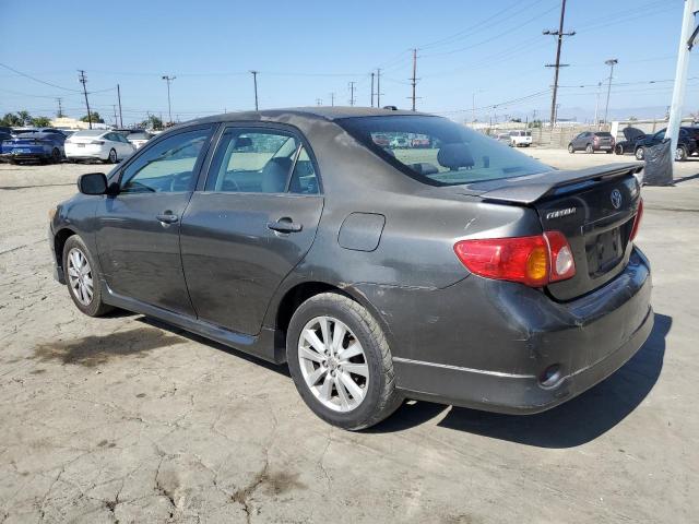 1NXBU40E09Z052374 - 2009 TOYOTA COROLLA BASE Gris photo 2