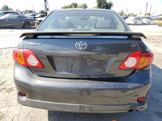 1NXBU40E09Z052374 - 2009 TOYOTA COROLLA BASE Gris photo 6